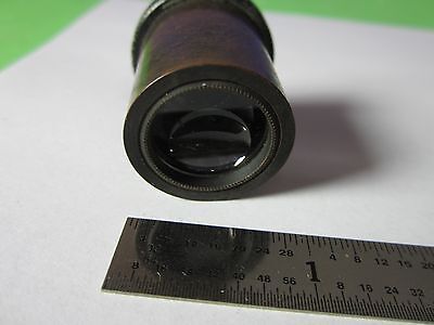 VINTAGE OPTICAL MICROSCOPE PART EYEPIECE  OPTICS  #32-94-02