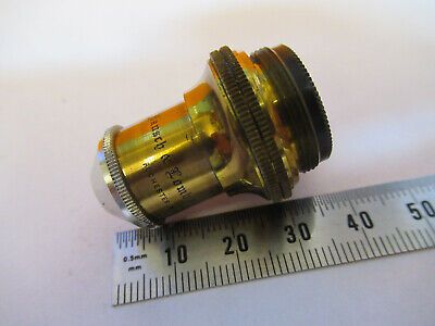 ANTIQUE BAUSCH LOMB 2" BRASS OBJECTIVE MICROSCOPE PART AS PICTURED R7-A-60