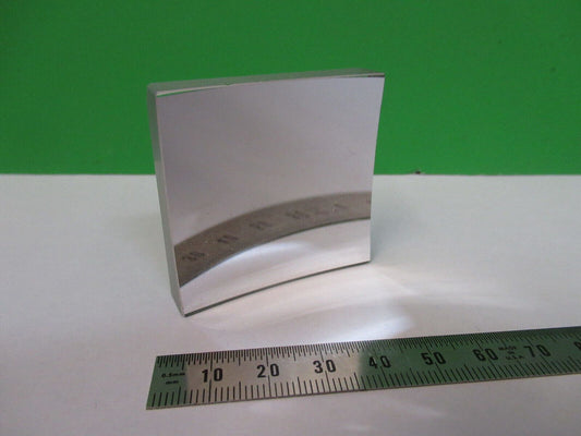 OPTICAL SILVER CONCAVE GLASS MIRROR OPTICS AS PICTURED &W5-B-73