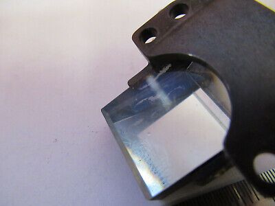 OPTICAL GLASS PRISM MICROSCOPE PART OPTICS AS PICTURED #82-A-17