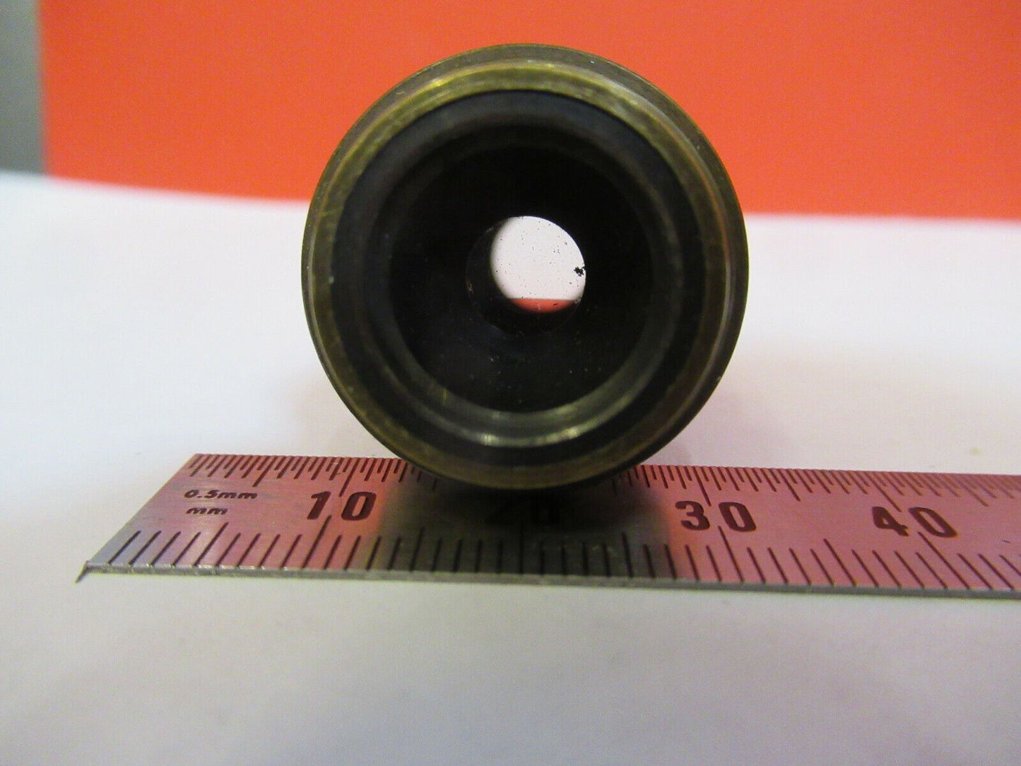 SPENCER ANTIQUE BRASS OPTICS 16mm OBJECTIVE MICROSCOPE PART AS PICTURED &Q3-B-14