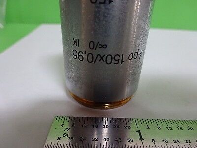 MICROSCOPE PART REICHERT POLYVAR OBJECTIVE DIC APO IK 150X OPTICS AS IS #AI-22