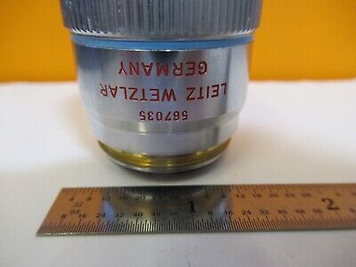 LEITZ LEICA OBJECTIVE 567035 D PL APO 50X OPTICS MICROSCOPE PART AS PIC &H8-B-12