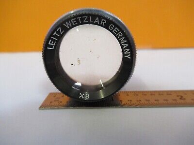 LEITZ GERMANY LENS EYEPIECE OCULAR RARE 6X MICROSCOPE PART AS PICTURED &4T-A-47