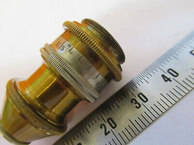 ANTIQUE 1860's SEIBERT OBJECTIVE VII LENS MICROSCOPE PART AS PICTURED &F1-A-37