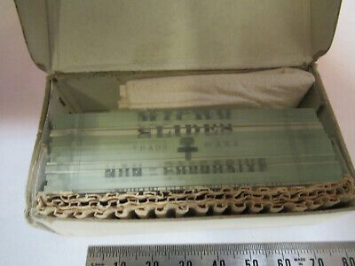 VINTAGE 1960's GLASS SLIDE MATSUNAMI BOX MICROSCOPE PART AS PICTURED #P6-A-28