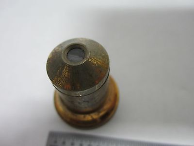 ANTIQUE VINTAGE BRASS BAUSCH OBJECTIVE MICROSCOPE OPTICS #R6-B-18