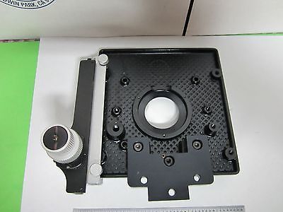 LEITZ STAGE EPOI NEW YORK 960613 MICROSCOPE AS IS BIN#58-29