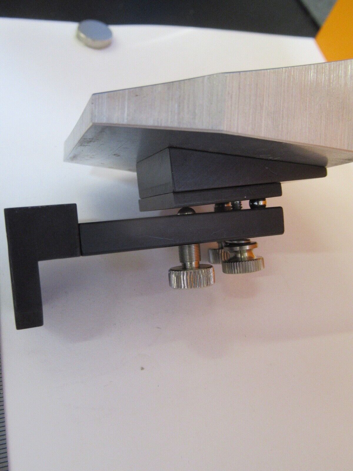 SPECTRA TECH MOUNTED METAL MIRROR PARABOLIC MICROSCOPE PART AS PICTURED &A5-A-61