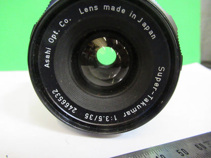 LENS CAMERA ASAHI JAPAN   F 1.3.5 TAKUMAR  OPTICS AS IS &R2-A-94