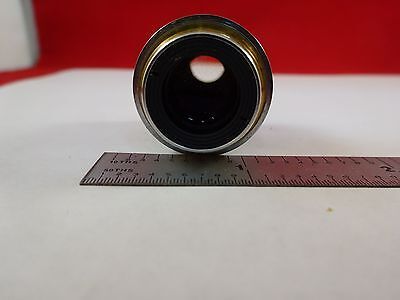 MICROSCOPE PART OBJECTIVE LEITZ GERMANY 10X NPL OPTICS AS IS BIN#R2-C-18