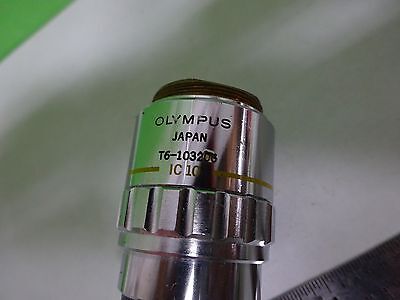 FOR PARTS MICROSCOPE OBJECTIVE DIC OLYMPUS NEOPLAN 10X OPTICS AS IS BIN#Y7-H-43