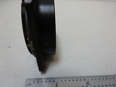 OPTICAL LARGE MOUNTED MIL SPEC CONVEX LENS LASER OPTICS AS IS BIN#D7-E-06