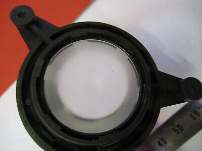 UNKNOWN ILLUMINATOR LENS CONVEX DIFFUSER MICROSCOPE PART AS PICTURED &5k-ft-81