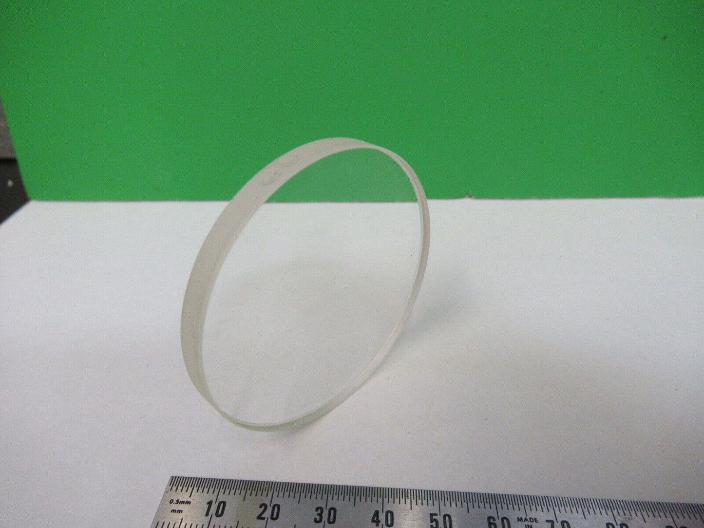 OPTICAL FLAT FUSED SILICA OPTICS AS PICTURED R1-B-53