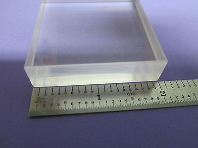 OPTICAL GLASS BLOCK 2 by 1/2 inches  OPTICS