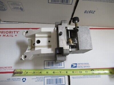 LEICA DMRB GERMANY STAGE TABLE HOLDER MICROSCOPE PART AS PICTURED &FT-6-181