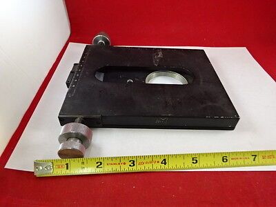 FOR PARTS MICROSCOPE JAPAN STAGE TABLE INCOMPLETE AS IS &IL-74-09