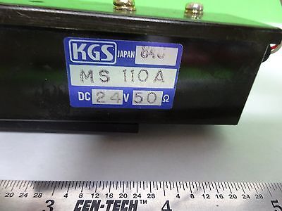 OPTICAL KGS SHUTTER SOLENOID ACTUATOR LASER OPTICS AS IS BIN#Y2-40