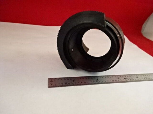 MICROSCOPE PART NIKON JAPAN MOUNTED IRIS DIAPHRAGM OPTICS AS IS #Y5-D-05