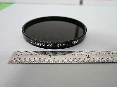 OPTICAL QUANTARAY  FILTER 58 mm ND8 LASER OPTICS BIN#F2-99