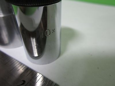 MICROSCOPE PART EYEPIECE 10X OPTICS #65-29