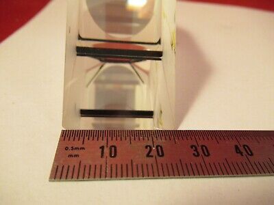 NIKON JAPAN GLASS PRISM HEAD MICROSCOPE PART OPTICS AS PICTURED &14-A-24