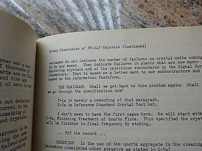 VERY RARE 1944 FREQUENCY CONTROL SYMPOSIUM PROCEEDINGS WWII ERA AS IS BIN#BLI