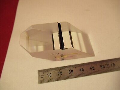 NIKON JAPAN GLASS PRISM HEAD MICROSCOPE PART OPTICS AS PICTURED &14-A-23