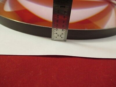 HUGE OPTICAL CONVEX CONCAVE LENS 8.25" DIAMETER GLASS THICK PRO OPTICS &M3-A-03