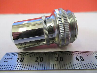 WOLFE WETZLAR OBJECTIVE 10X LENS OPTICS MICROSCOPE PART AS PICTURED &8Y-A-16