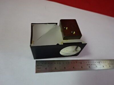 OLYMPUS JAPAN HEAD PRISM MICROSCOPE PART OPTICS AS IS #91-03