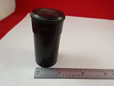 EMPTY ANTIQUE MICROSCOPE OBJECTIVE CONTAINER CARL ZEISS a1 AS IS B#J7-C-08