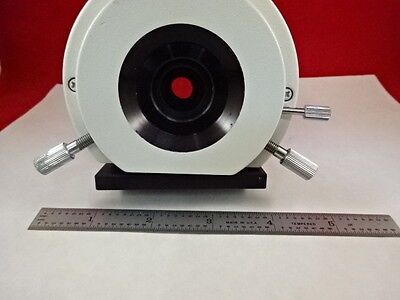 MICROSCOPE PART MAGNIFICATION CHANGER PHOTO TUBE OPTICS AS IS B#Q2-A-03