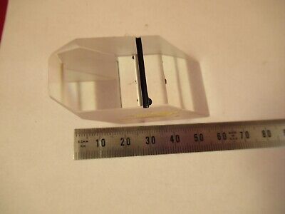 NIKON JAPAN GLASS PRISM HEAD MICROSCOPE PART OPTICS AS PICTURED &14-A-25