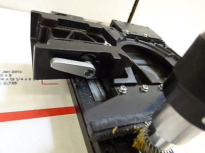 OLYMPUS MICROSCOPE STAGE TABLE PART &IL-3-D2