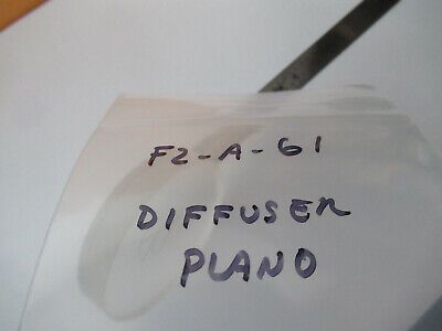 OPTICAL FLAT GLASS DIFFUSER FILTER PLANO LASER OPTICS AS PICTURED &F2-A-61