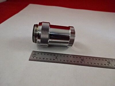 UNKNOWN MAKER OBJECTIVE OPTICS MICROSCOPE PART AS IS &A4-FT-09