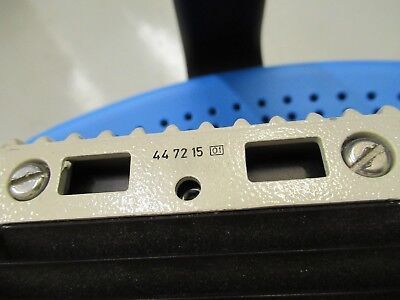 ZEISS AXIOTRON GERMANY LAMP HOUSING 447215 MICROSCOPE PART AS PICTURED #FT-3-40