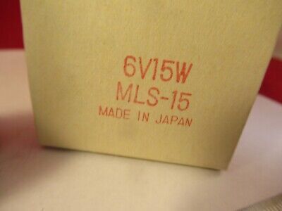 OLYMPUS LAMP BULB MLS-15 6V15W MICROSCOPE PART OPTICS AS PIC &9-A-86