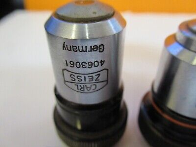 LOT 5 EA OBJECTIVE LENSES OPTICS MICROSCOPE PART AS PICTURED &17-FT-87