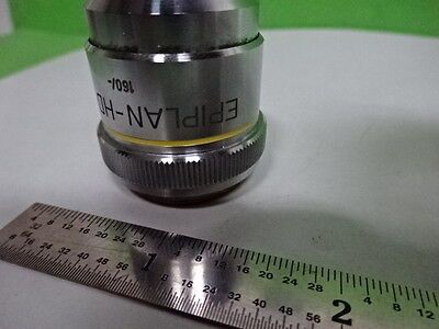 MICROSCOPE PART OBJECTIVE CARL ZEISS GERMANY EPIPLAN HD 8X OPTICS AS IS #4T-B-01