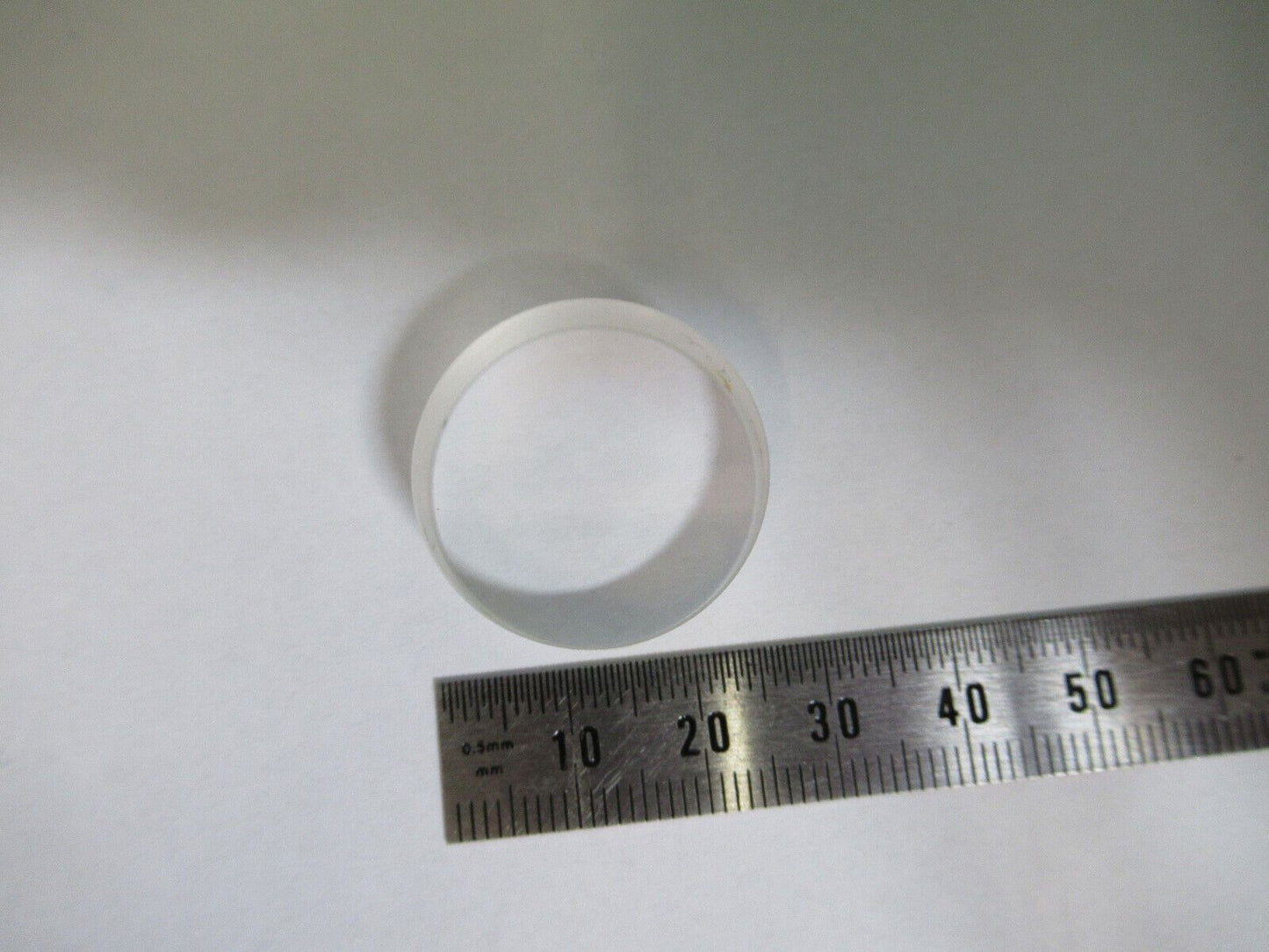 OPTICAL LENS COATED  1" DIAMETER .375" THICK LASER OPTICS AS PICTURED &Q5-B-02