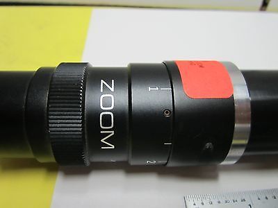 LARGE ZOOM MICROSCOPE VIDEO CAMERA ATTACHMENT OPTICS BIN#53-09