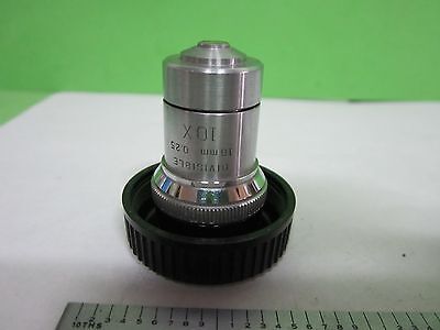 MICROSCOPE PART BAUSCH LOMB 10X OBJECTIVE OPTICS AS IS BIN#S9-05