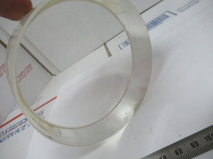 OPTICAL THICK GLASS LENS PREFORM PL-CC LASER OPTICS AS PICTURED W1-A-57