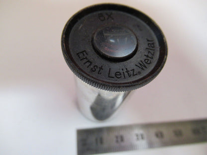 LEITZ  WETZLAR 6X GERMANY OCULAR  LENS EYEPIECE  PART AS PICTURED Y4-A-34