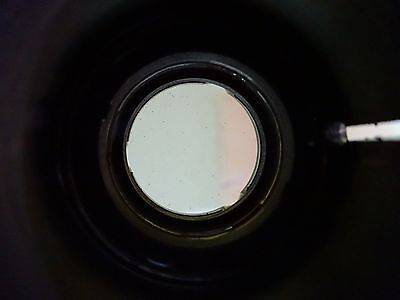 OPTICAL MIL SPEC BRASS MOUNTED LENS LASER OPTICS AS IS BIN#W4-57