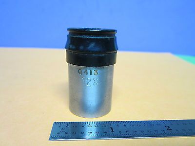 OPTICAL MICROSCOPE PART VINTAGE EYEPIECE LENS SCOPE 12X Q413 OPTICS BIN#D7-79