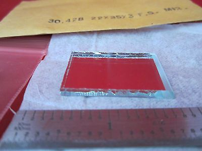 optical mirror 22x35x3 mm LASER OPTICS #4-143 BIN #4